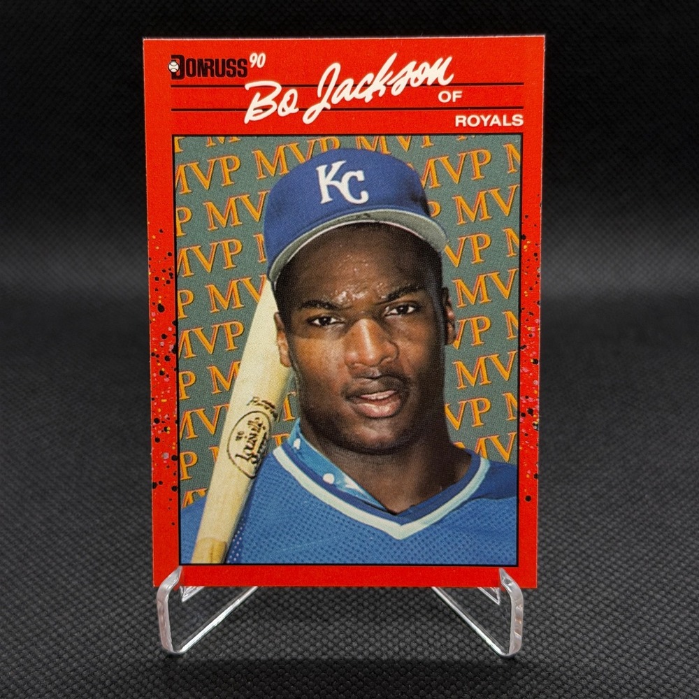 Bo Jackson 1990 Donruss MVP Royals Baseball Card #BC-1
